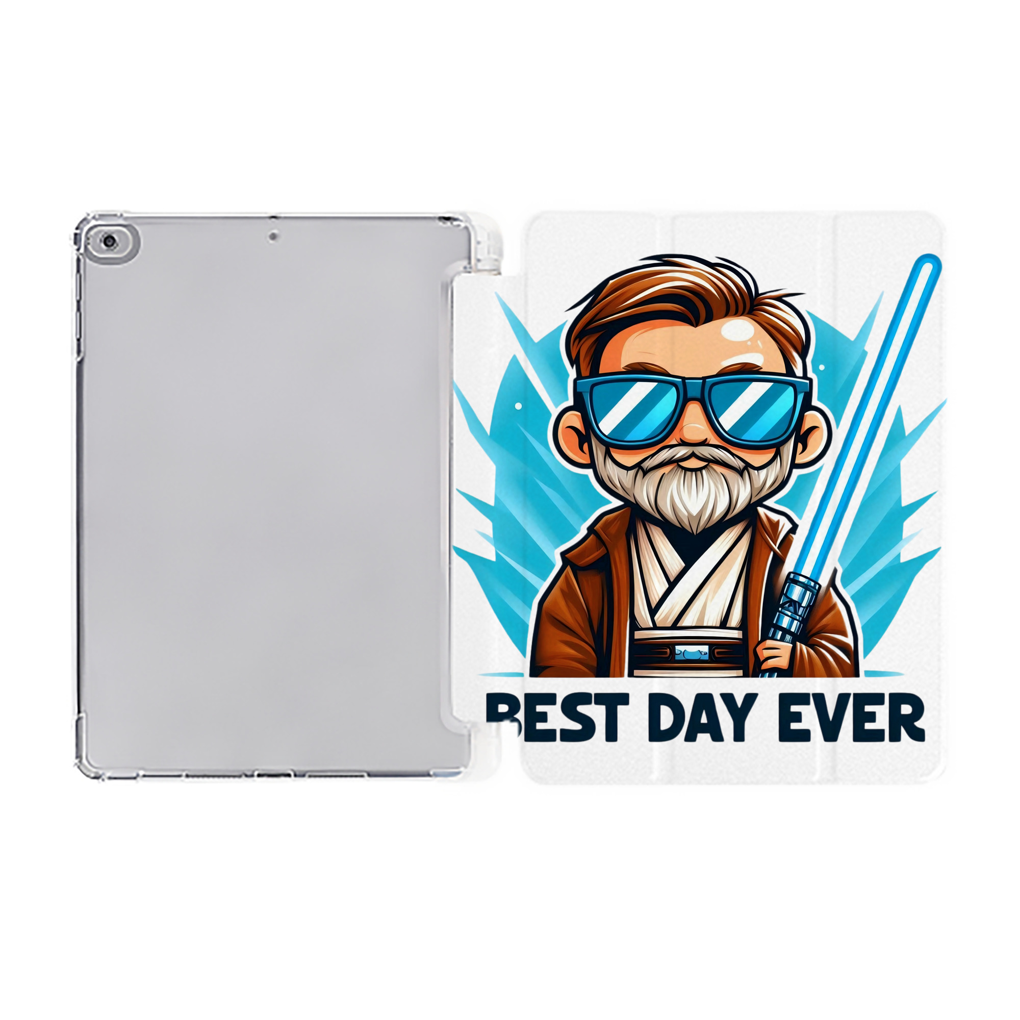 （画像用） スター・ウォーズ Star Wars IPad ケース ペン収納付き 三つ折りスタンド PUレザー×シリコン 対応機種9.5/10.5/10.9インチ